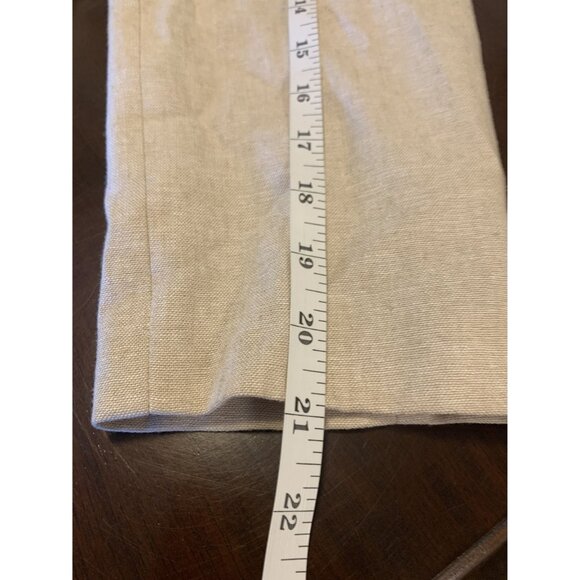 Old Navy M Linen Double Breasted Creem Blazer Jacket Coastal Beach - Picture 7 of 9